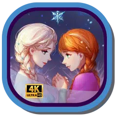 Frozen Wallpaper Anna and Elsa