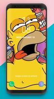 Homer Simpson Wallpaper Affiche