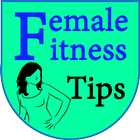 Female fitness guide icon