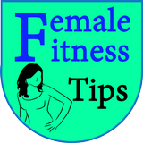 Female fitness guide icon