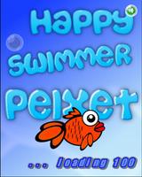 Happy Swimmer Peixet Affiche