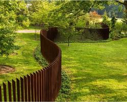 modern fence ideas পোস্টার