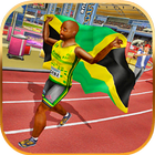 100 Meter Athletics Race - Sprint Olympics Sport ikona