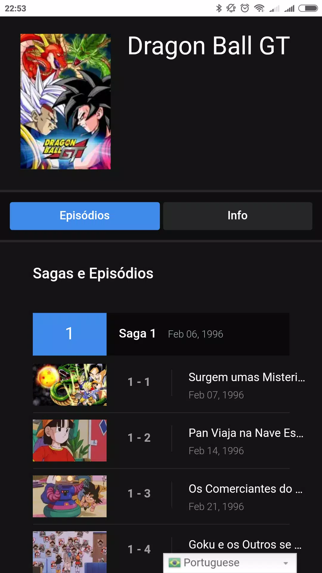 Onde assistir Dragon Ball GT?