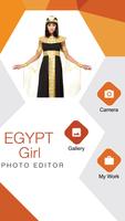 Egypt Girl Photo Suit Affiche