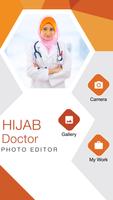 Hijab Doctor Suit Photo Editor Affiche