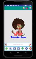 African American Black Stickers & Emojis تصوير الشاشة 2