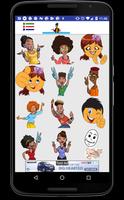 African American Black Stickers & Emojis imagem de tela 3