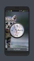 Cat clock live wallpaper screenshot 2