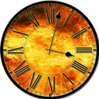 Fire clock icon