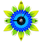 Flower Clock Live Wallpaper icône