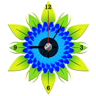 Flower Clock Live Wallpaper simgesi