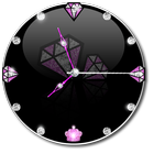 Diamond clock live wallpaper icon