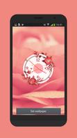 1 Schermata Rose clock live wallpaper