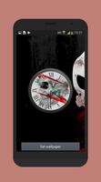 Poster Skull clock live wallpaper