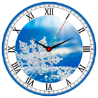 Winter clock live wallpaper icon