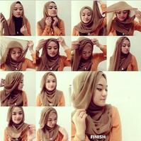 hijab tutorials Affiche