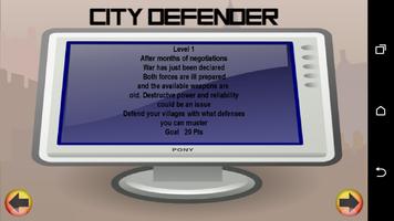 City Defender captura de pantalla 1