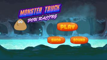 Poster Pou Racing - Monster Tuck