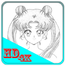 Bagaimana Menggambar Sailor Moon APK