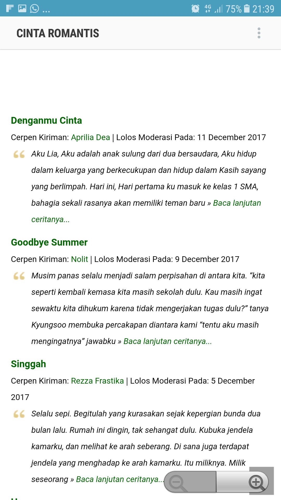 Kumpulan Cerita Cinta Romantis For Android Apk Download