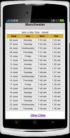 Ramadan Timetable Affiche