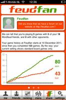 Feudfan - Wordfeud tracker постер