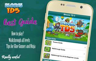Guide for Bloons TD 5 poster