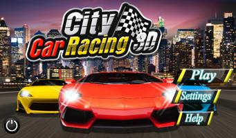 Автомобиль Racing 3D игры постер