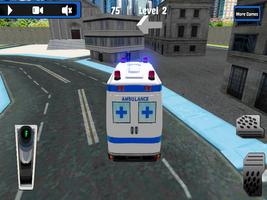 برنامه‌نما Ambulance Parking 3d عکس از صفحه