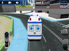 برنامه‌نما Ambulance Parking 3d عکس از صفحه