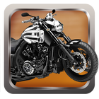 Motorcycle spellen parking 3d-icoon