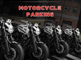 Jeux de moto parking 3d Affiche