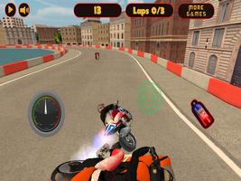 Мотоцикл игры гонки 3d скриншот 3