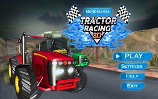 Racing 3d trekker spellen-poster