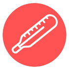 Fever Measuring Thermometer icon
