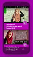 हिजाब शैलियाँ कदम से कदम पोस्टर