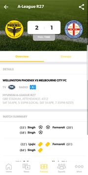 برنامه‌نما Wellington Phoenix عکس از صفحه