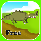 Crocodile Adventure Game Free icône