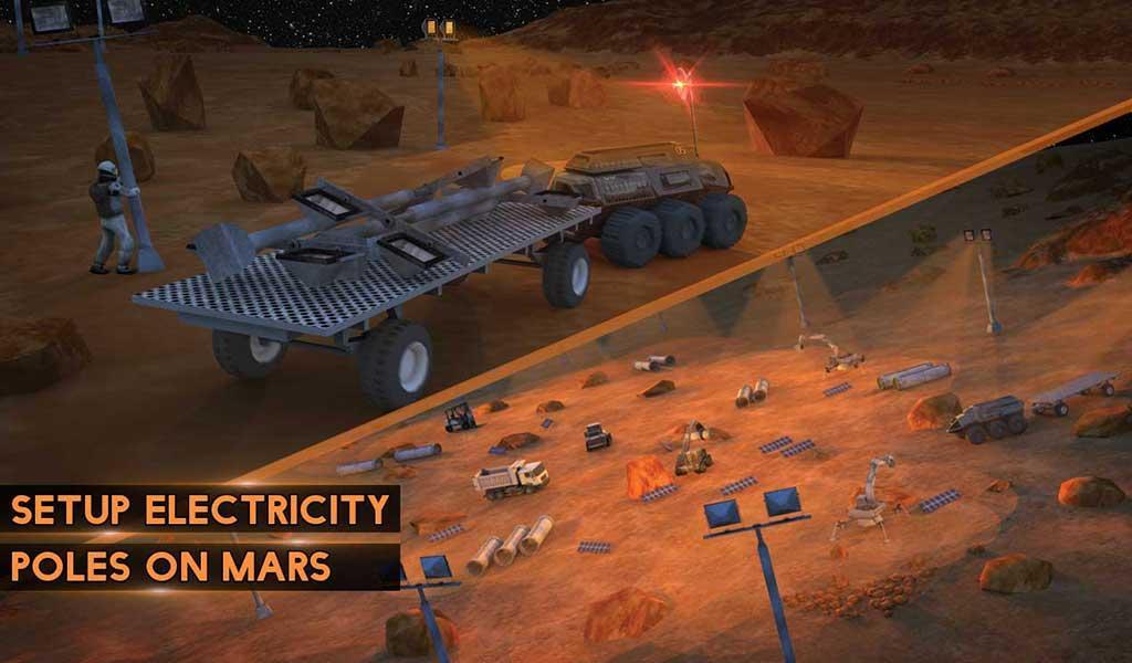 Android 用の 宇宙都市建設シミュレータゲーム 火星のコロニー 3d Apk をダウンロード