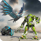 Robot Transforming Wild Eagle Cop Car- Robot Games icon