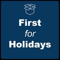First for Holidays Poster