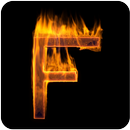 Fire Letter F Live Wallpaper-APK