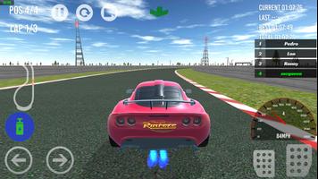 Mcqueen Lightning car racing game 3d скриншот 1