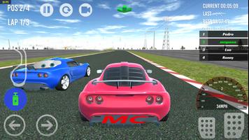 Mcqueen Lightning car racing game 3d captura de pantalla 3