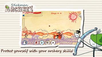 برنامه‌نما Stickman Archery: Arrow Battle عکس از صفحه