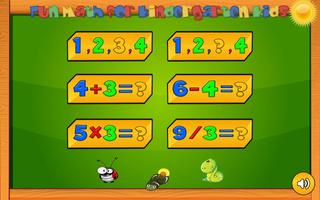 Preschool basic skills, numbers plakat