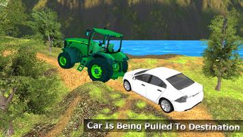 Offroad Tractor Pull Car Sim - Chained Tractor 3D Ekran Görüntüsü 3