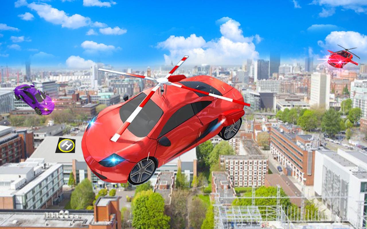 Flying Car Driving Simulator 3d For Android Apk Download - roblox vehicle simulator flying car