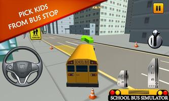 SchoolBus Driving Simulator 3D پوسٹر